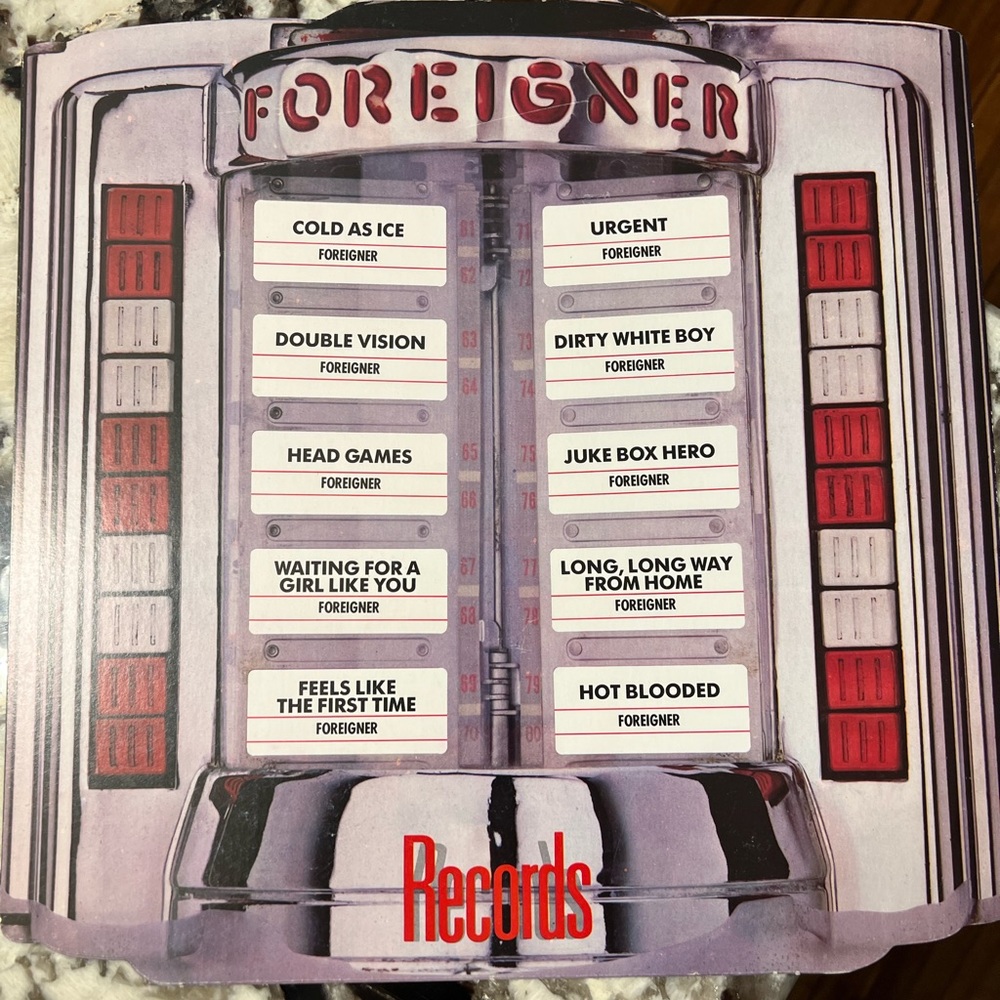 Vintage foreigner lobby card